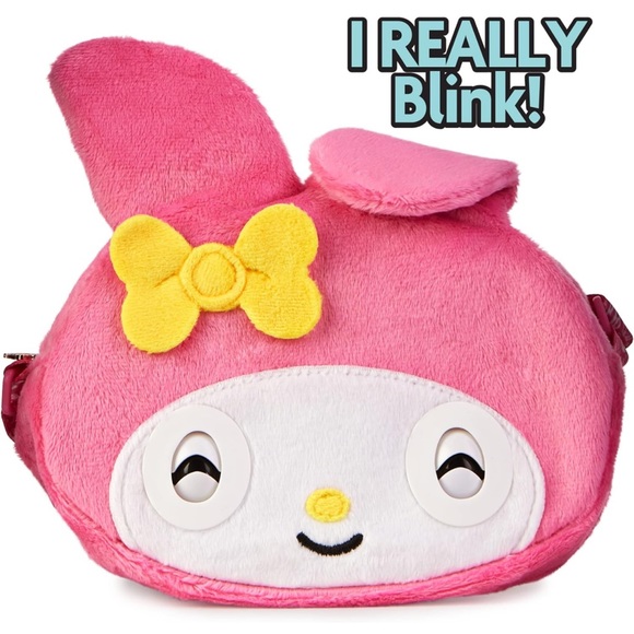 NWT Purse Pets Sanrio Hello Kitty My Melody Interactive Pet Toy Crossbody Purse - Picture 6 of 9